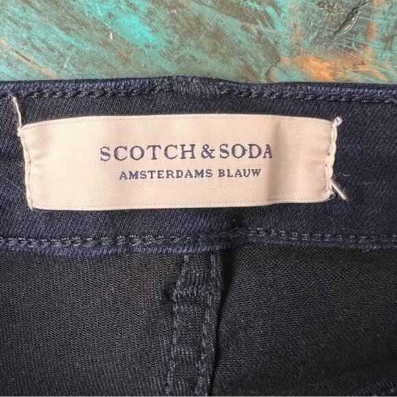 Scotch  Soda Metal Embellished High Rise Skinny Jeans Size 30 - Picture 12 of 12